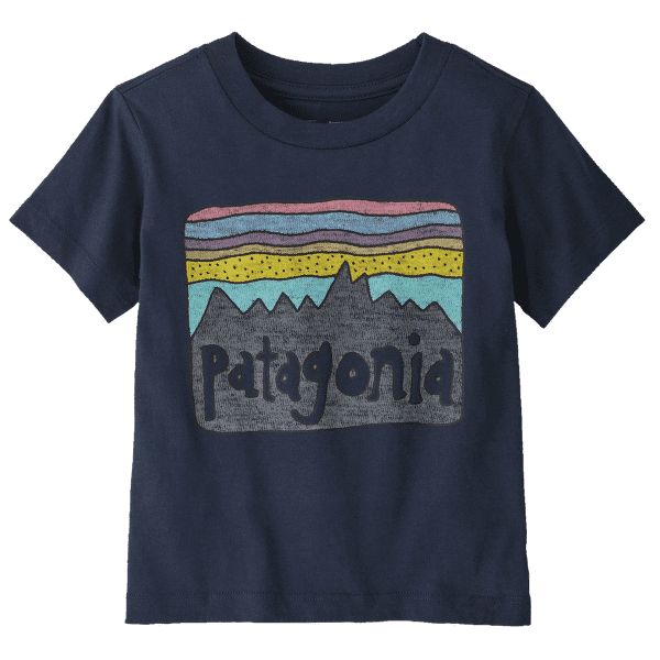 Tričko krátky rukáv Patagonia Fitz Roy Skies T-Shirt Kids New Navy