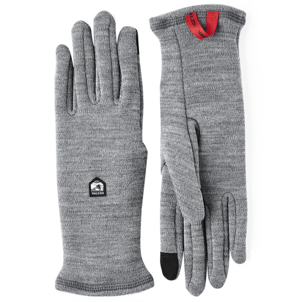 Rukavice Hestra Gravita Merino Liner - 5 finger Grey