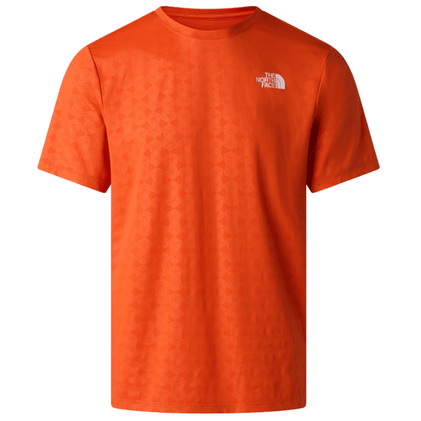 Tričko krátky rukáv The North Face 24/7 Pentadome Embossed Reg Short Sleeve Men G6L LAVA RED
