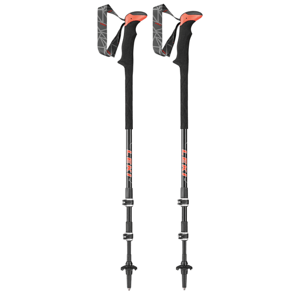 Palice Leki Carbon TA XTG anthracite-white-neonred