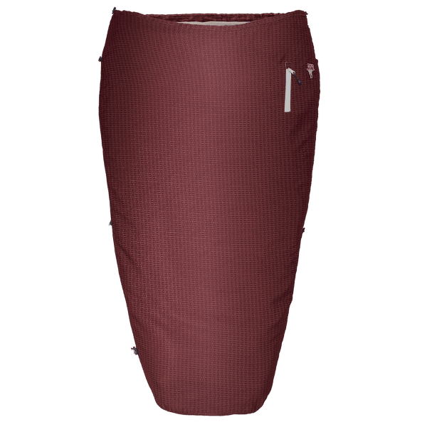 Vložka do spacáku Grüezi bag Feater - The Feet Heater Dark Red