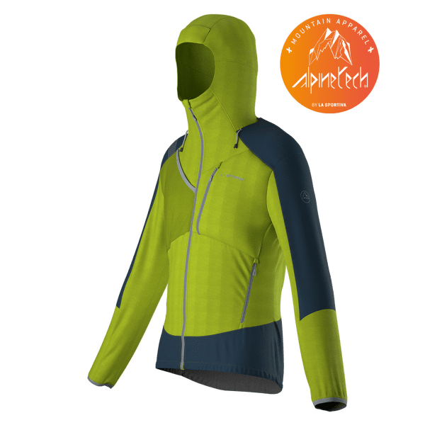 Bunda La Sportiva AEQUILIBRIUM SOFTSHELL JACKET Men Lime Punch/Storm Blue