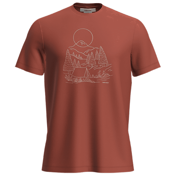 Tričko krátky rukáv Icebreaker Merino 150 Tech Lite III SS Tee Sunset Camp Men Molten