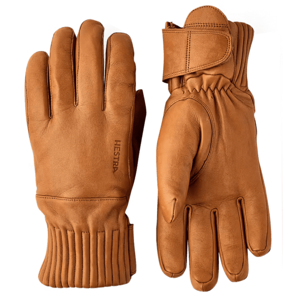 Rukavice Hestra Idre Wool - 5 finger Kork