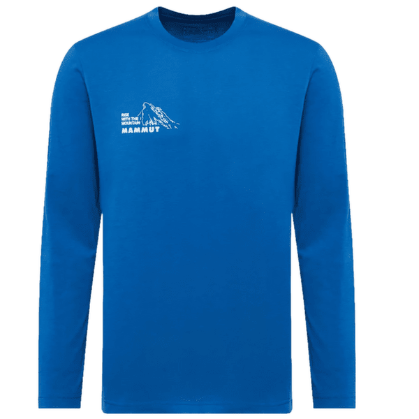 Tričko dlhý rukáv Mammut MOUTAIN LONGSLEEVE T-SHIRT MEN BLUEMLISALPHORN 50665 tschiel