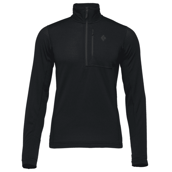 Mikina Black Diamond Coefficient LT Quarter Zip Men Black