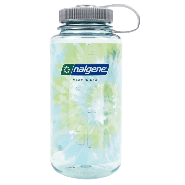 Fľaša Nalgene Wide Mouth Sustain 1000 ml Seafoam w/Platinum Blue Tie Dye