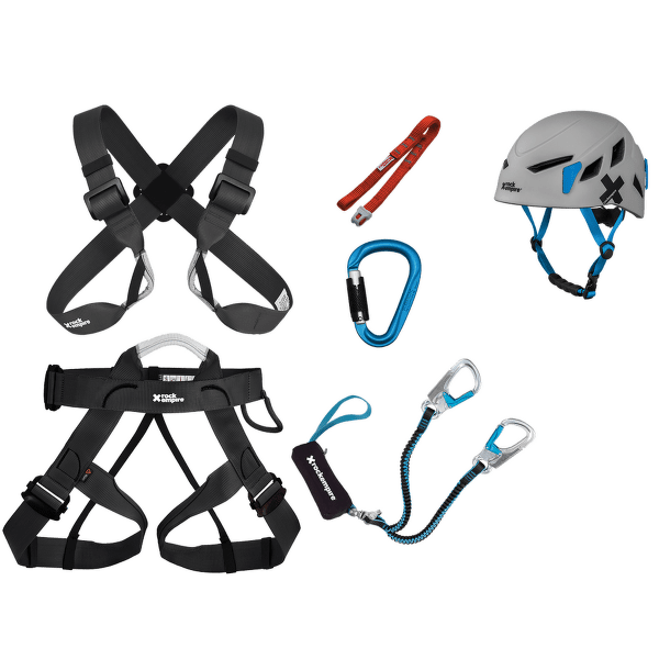 Ferratový set Rock Empire Ferrata Twist Connect + Galeos Evo 000