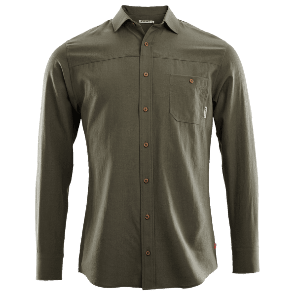 Košeľa dlhý rukáv Aclima LeisureWool Woven Wool Shirt Men Ranger Green