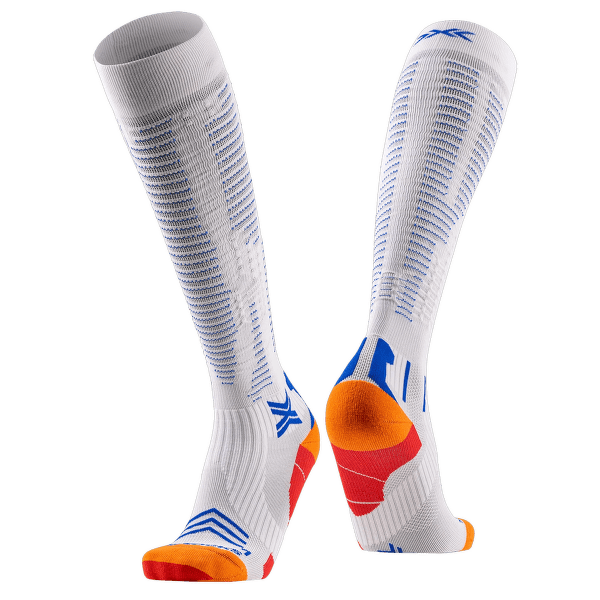Podkolienky X-Bionic X-SOCKS RUN EXPERT EFFEKTOR OTC WHITE/ORANGE/TWYCE BLUE