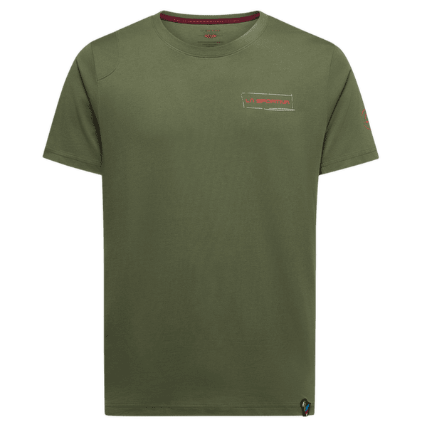 Tričko krátky rukáv La Sportiva MANTRA T-SHIRT Men Cypress/Mountain Red