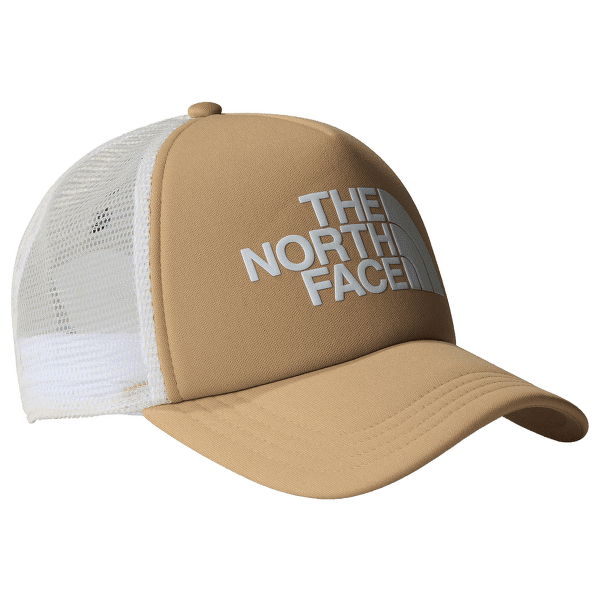 Šiltovka The North Face TNF LOGO TRUCKER KHAKI STONE-TNF WHITE