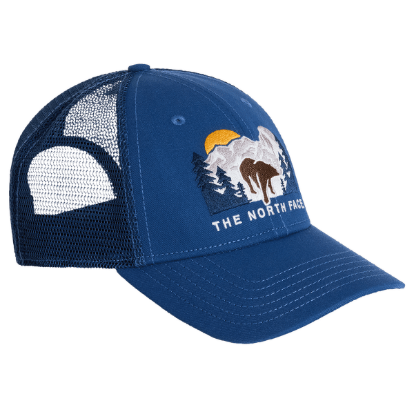 Šiltovka The North Face Embroidered Mudder Trucker OF5 SHADY BLUE/BEAR GRAPHIC