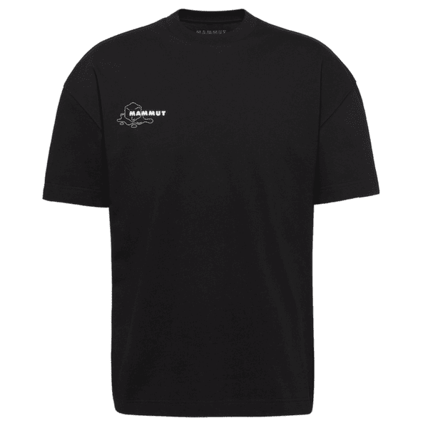 Tričko krátky rukáv Mammut MAMMUT BASE RELAXED T-SHIRT MEN GLACIER black 0001
