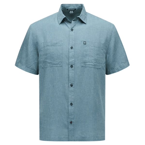 Košeľa krátky rukáv Black Diamond Scenic Route SS Shirt Men Midnight Blue-Glacier