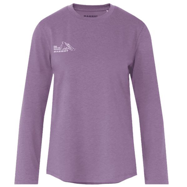 Tričko dlhý rukáv Mammut Mountain Longsleeve T-Shirt Women Bluemlisalphorn paloja