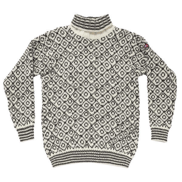 Sveter Devold Svalbard Sweater High Neck Men 020A OFFWHITE/ANTH.
