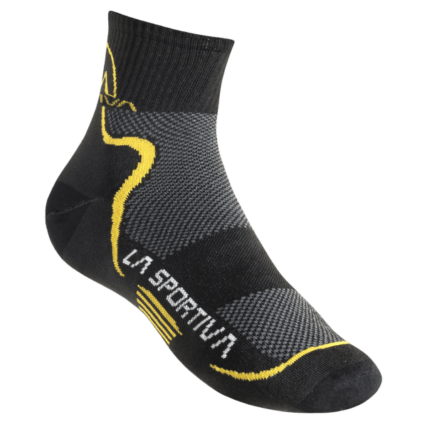 Ponožky La Sportiva Mid Distance Socks Black/Yellow