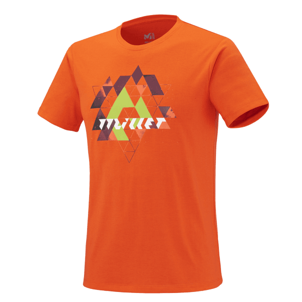 Tričko krátky rukáv Millet Wyoming TS SS BRIGHT ORANGE