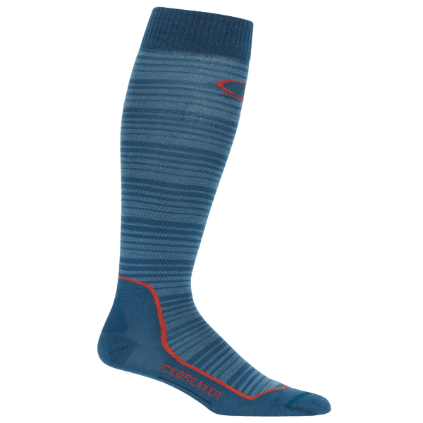 Podkolienky Icebreaker Ski+ Ultra Light OTC Horizons Men (103943) PRUSSIAN BLUE/GRANITE BLUE/HORIZONS
