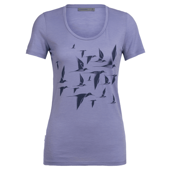 Tričko krátky rukáv Icebreaker Tech Lite SS Scoop Poaka Women Orchid