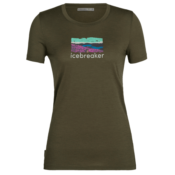 Tričko krátky rukáv Icebreaker Tech Lite II SS Tee Trailhead LODEN