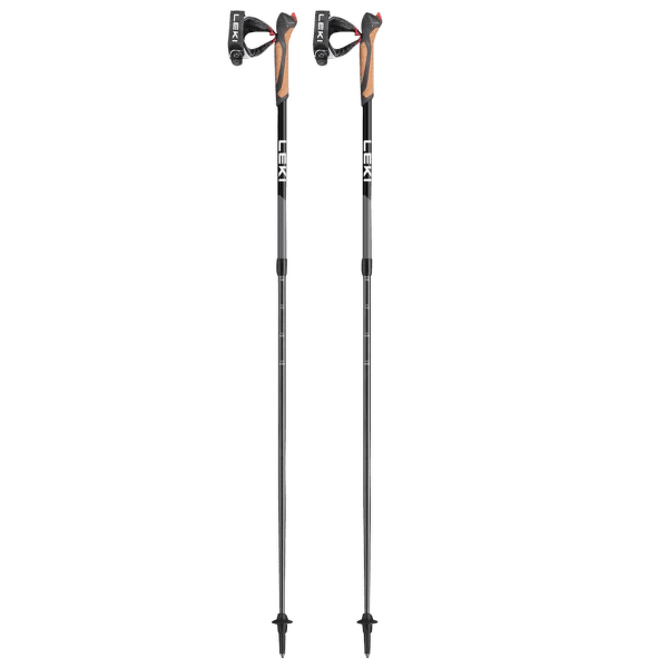 Palice Leki Spin black-silvergray-white