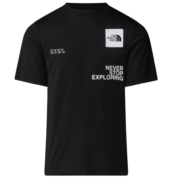 Tričko krátky rukáv The North Face MOUNTAIN FOUNDATION COORDINATES TEE TNF BLACK