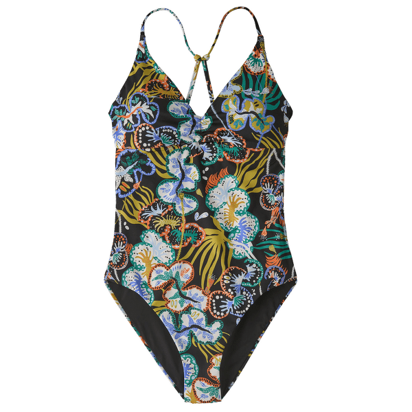 Plavky Patagonia Cross Shore 1pc Swimsuit Women Undersea: Black
