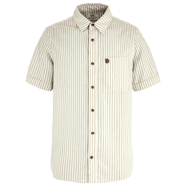 Košeľa krátky rukáv Fjällräven Övik Travel Shirt SS Men Chalk White-Sand Stone