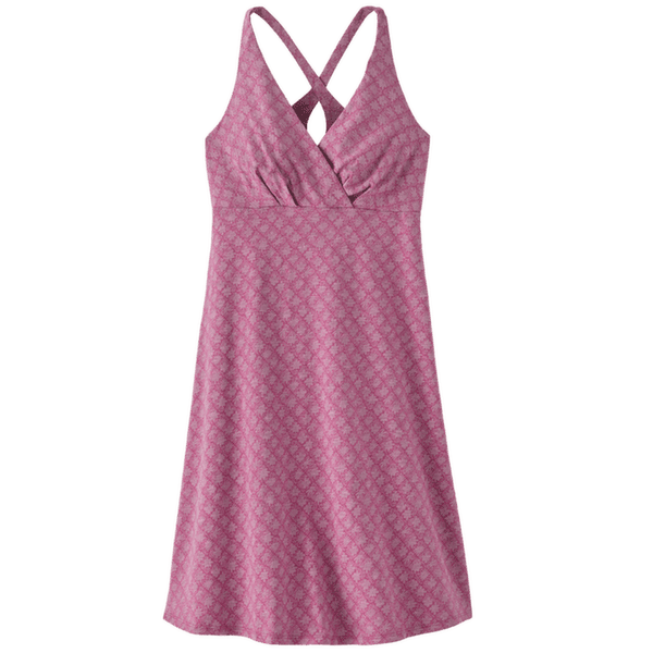 Šaty Patagonia Amber Dawn Dress Women Future Flowers: Faded Magenta