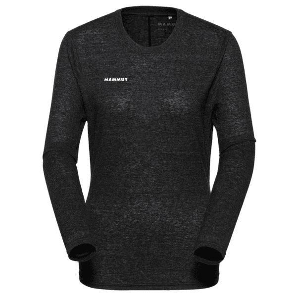Tričko dlhý rukáv Mammut MASSONE LIGHT LONGSLEEVE WOMEN black 0001