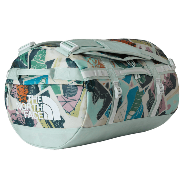 Taška The North Face Base Camp Duffel - S (52ST) N2W OPAL FROST TNF POSTCARDS PRINT/OPAL FROST/PEARL STONE