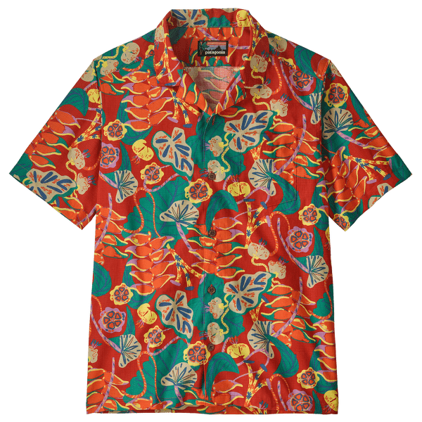 Košeľa krátky rukáv Patagonia Tidal Threads Camp Shirt Men Tropiclimb: Hot Ember
