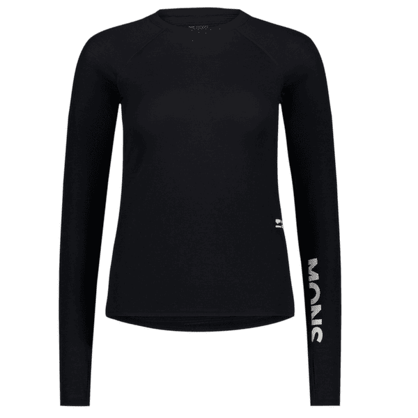 Tričko dlhý rukáv Mons Royale Bella Merino Long Sleeve Women Black