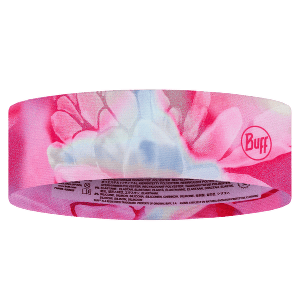 Čelenka Buff Coolnet UV Slim Headband ESMERALD FLUOR FUCHSIA