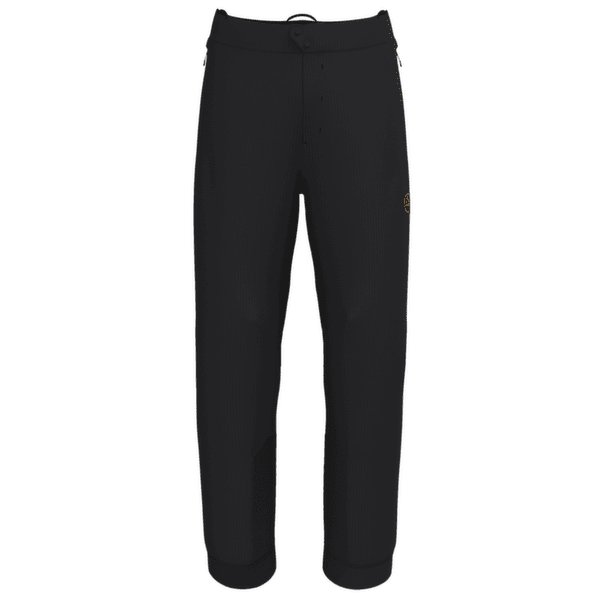 Nohavice La Sportiva CREST EVO SHELL PANTS MEN Black/Yellow