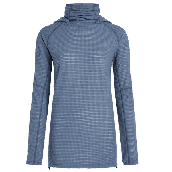 Mikina Icebreaker Merino 400 RealFleece™ Grid Blackridge Hooded Pullover Women DAWN