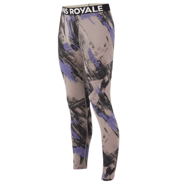 Legíny Mons Royale Cascade Merino Base Layer Legging Men Paintbrush Blue
