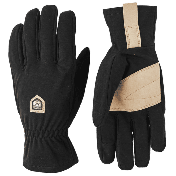 Rukavice Hestra Windwool Merino Liner - 5 finger Svart