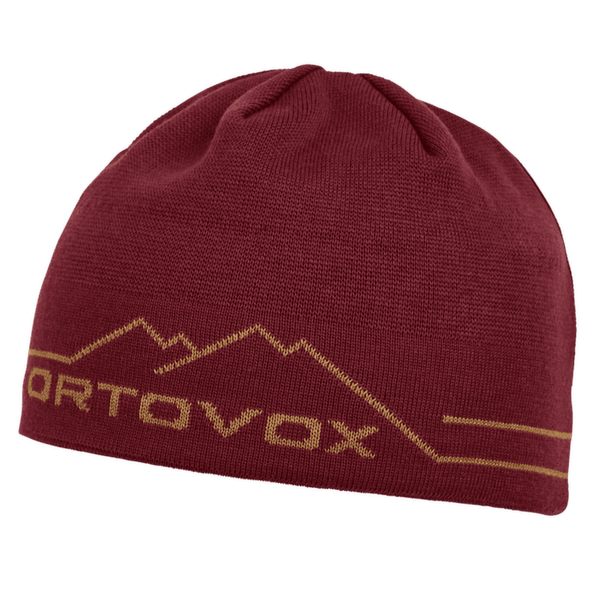 Čiapka Ortovox PEAK BEANIE 36201 Red Malbec