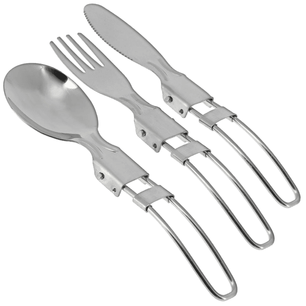 Príbor Rockland 3pc Folding Cutlery Set