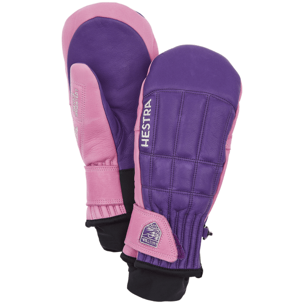 Rukavice Hestra Henrik Leather Pro Model Mitt Plommon/Cerise