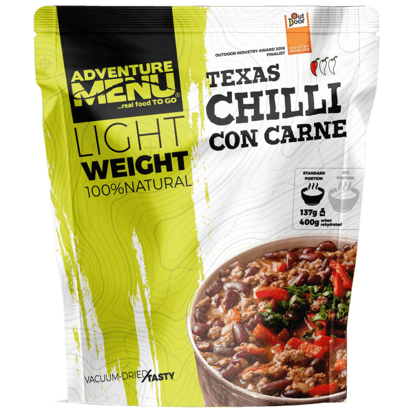 Strava Adventure Menu Lightweight Chilli con Carne
