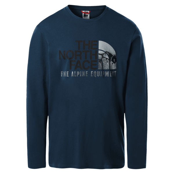 Mikina The North Face L/S Image Ideals Tee Men MONTEREY BLUE
