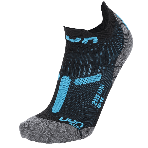 Ponožky UYN RUN 2IN Men Black/Turquoise