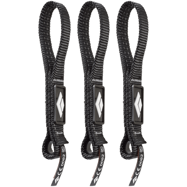 Expresná slučka Black Diamond DIAMOND DOGBONE 16 cm 3-PACK