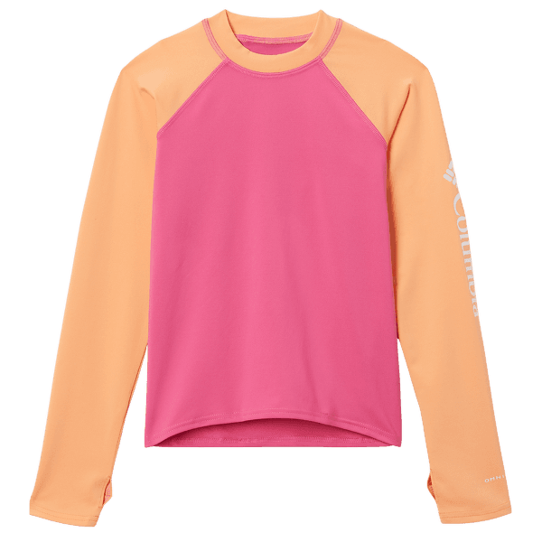 Tričko dlhý rukáv Columbia Sandy Shores Long Sleeve Sunguard Youth Wild Geranium, Peach 656