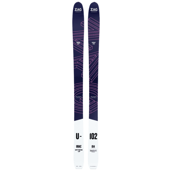 Lyže Zag UBAC 102 LADY PURPLE/WHITE