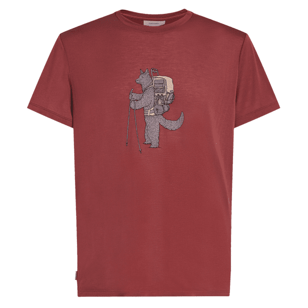 Tričko krátky rukáv Icebreaker Merino Blend Core SS Tee Tech Head Men PORT